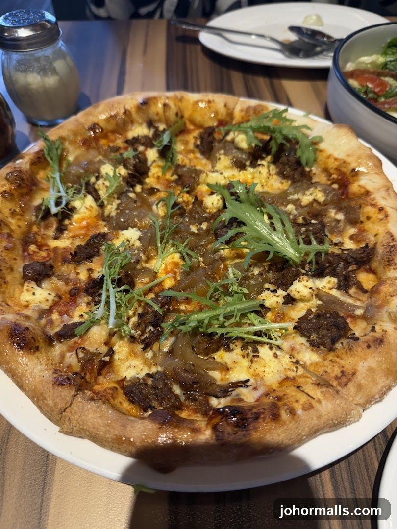Pizza on Table