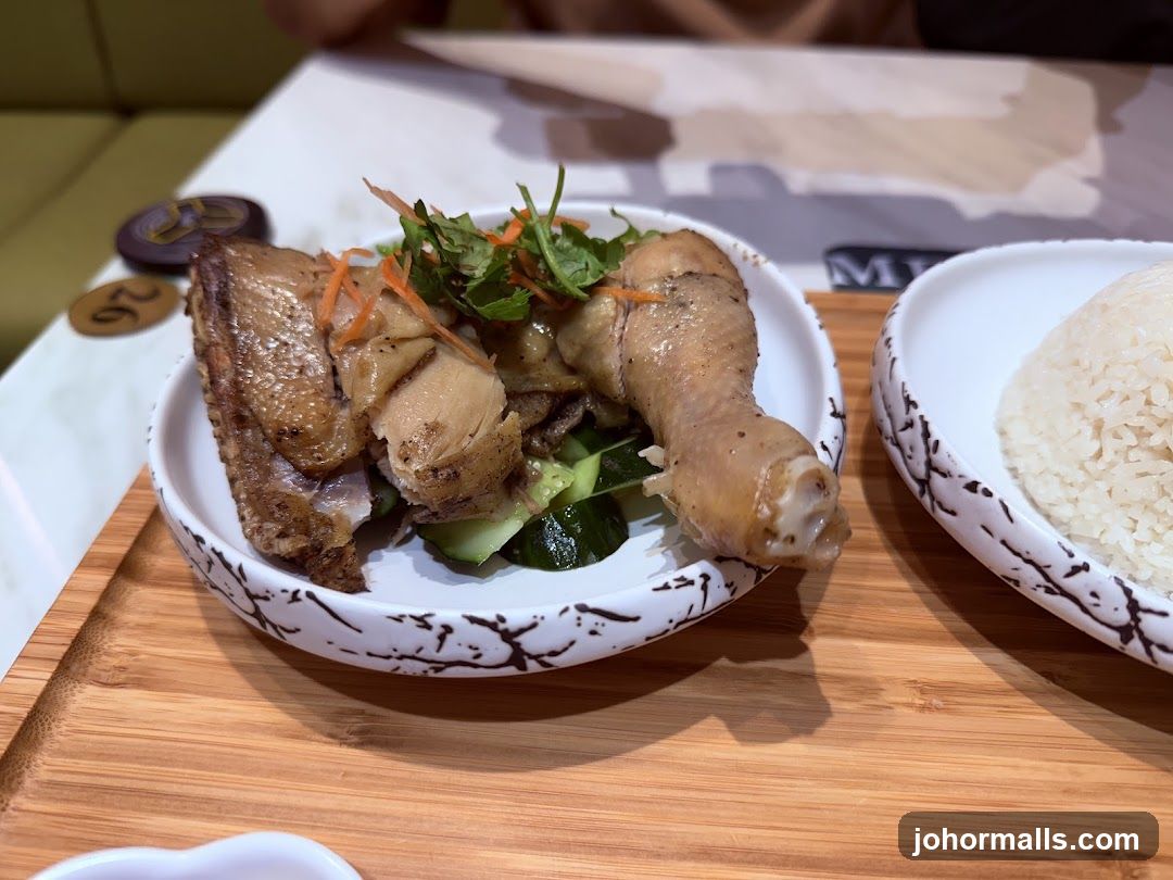 Food served at a restaurant