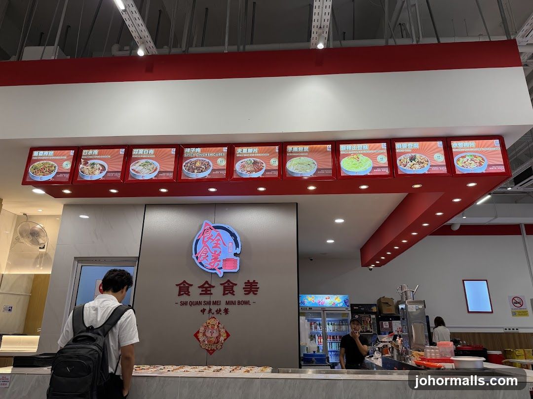 Food stall interior