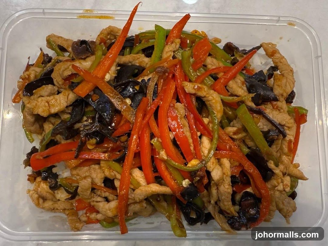 Stir-fried meat and vegetables