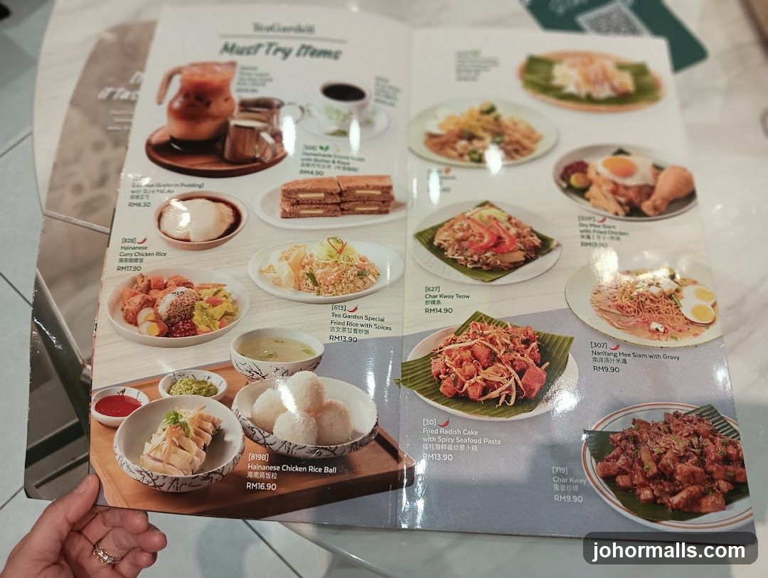 Tea Garden Menu - Must Try Items