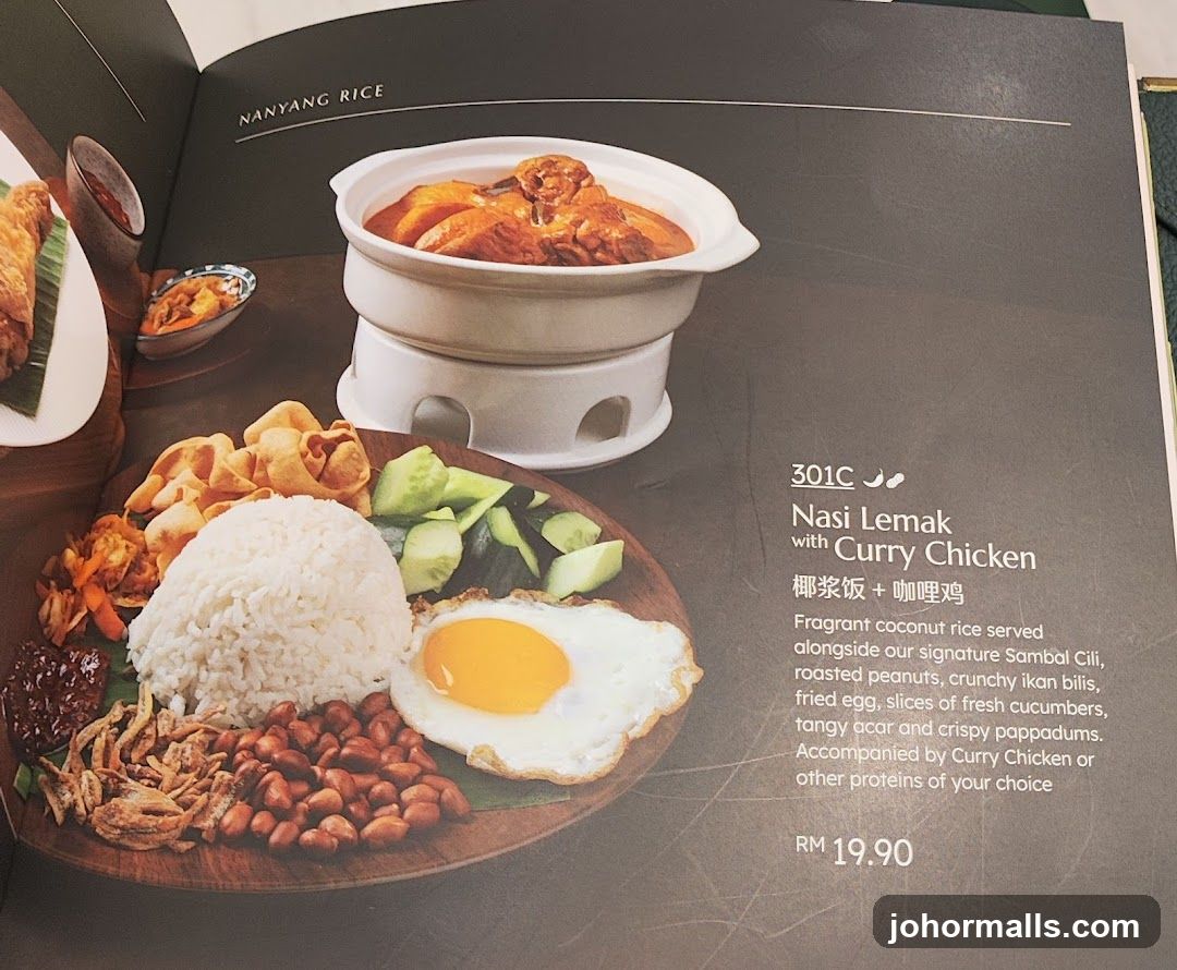 Nanyang Rice Menu Item
