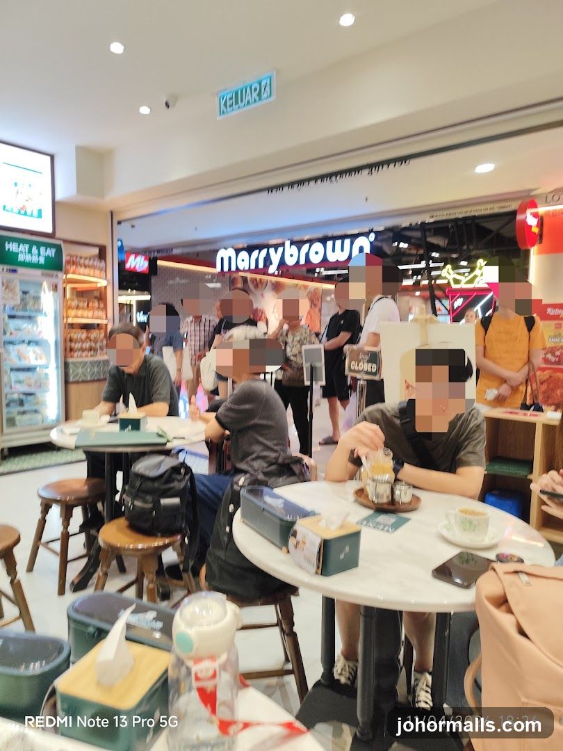 Shopping Mall Interior Cafe Area