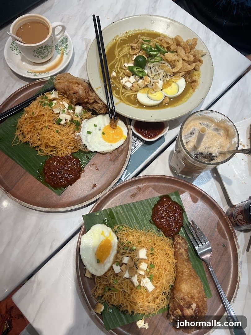 Table with Food and Drinks