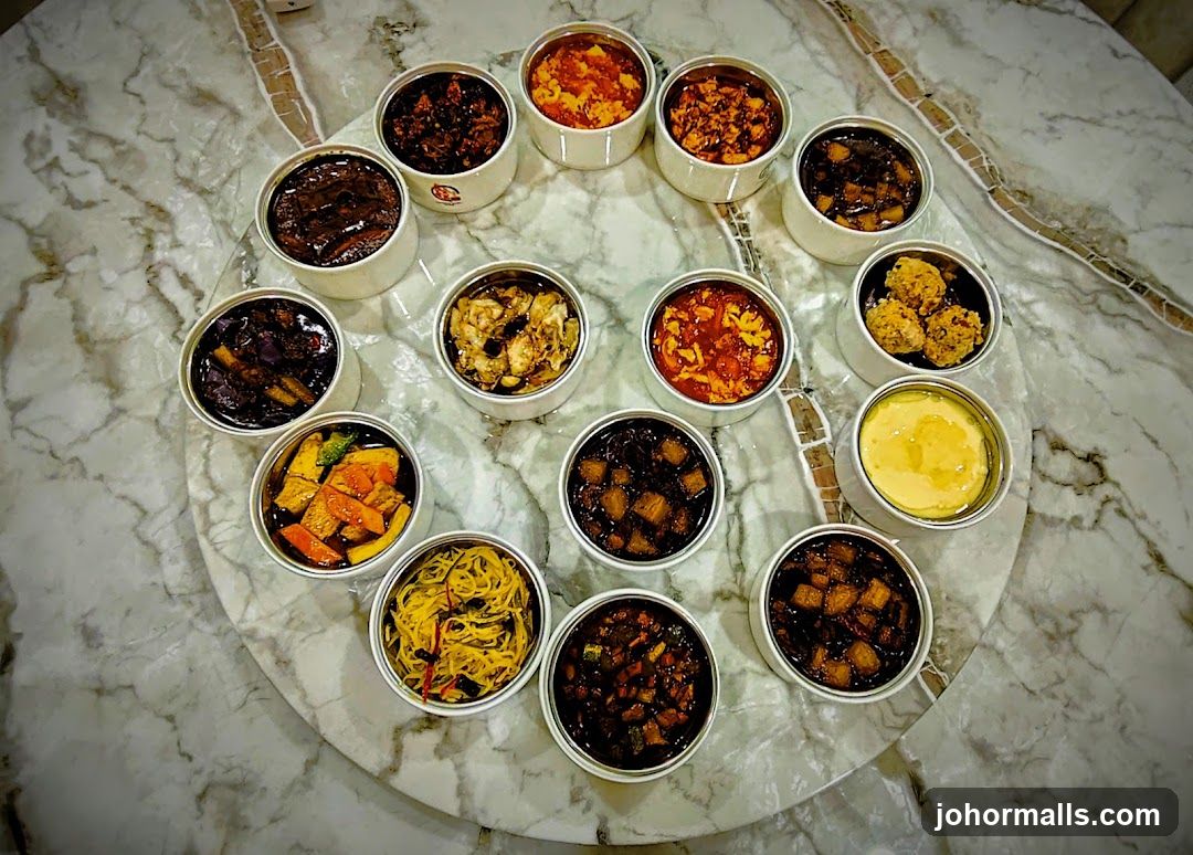 Dining Table with Dishes