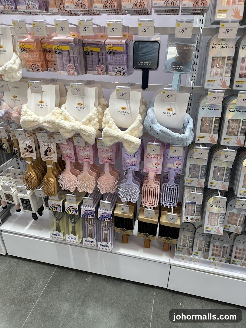 Hair Accessories Section