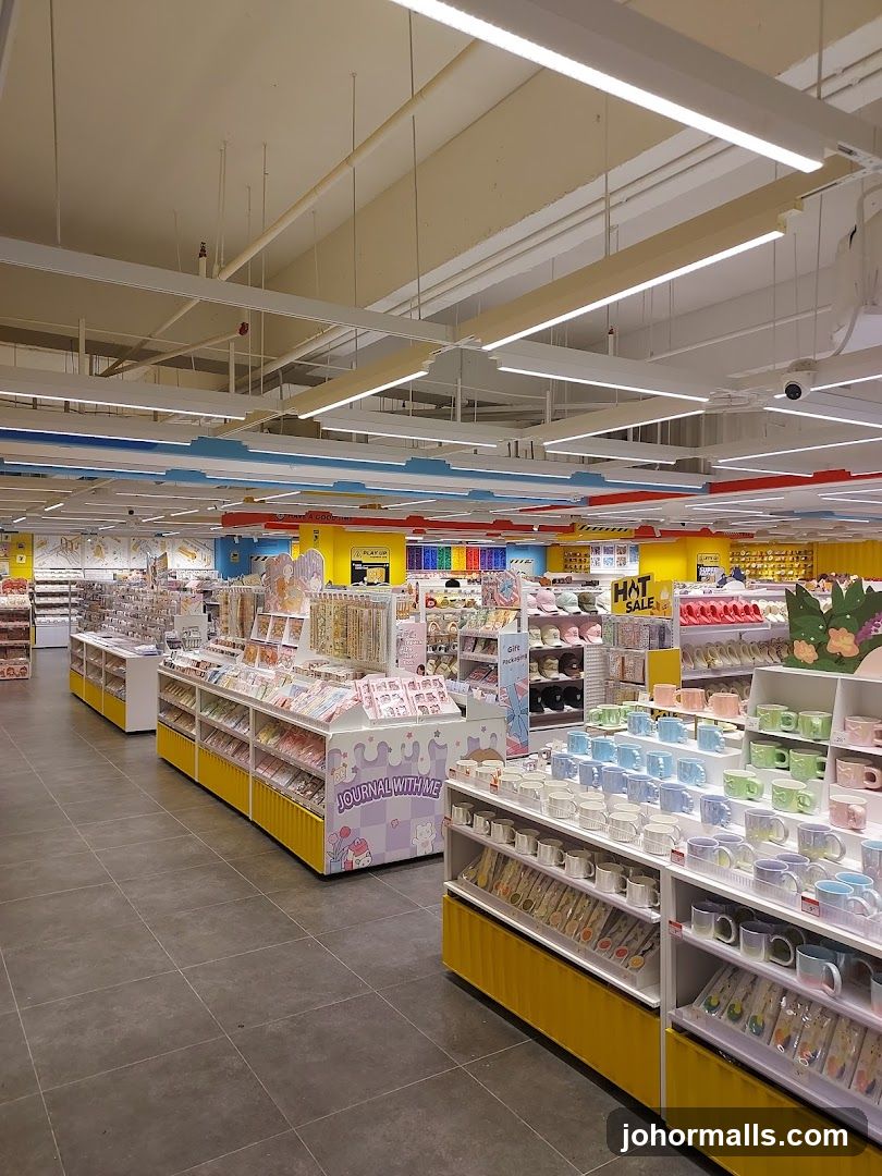 Interior of a retail store