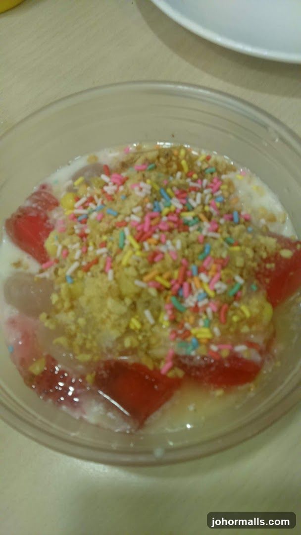 Food Dessert in Transparent Bowl