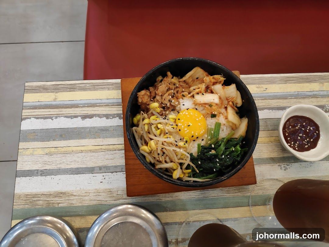 Bowl of Korean-style rice dish