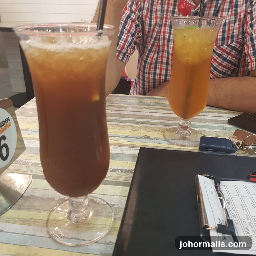 Table with Drinks and Menu