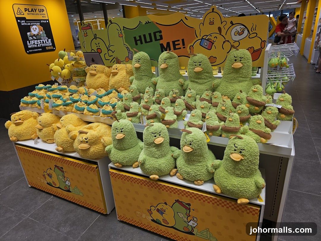 Store Display of Plush Toys