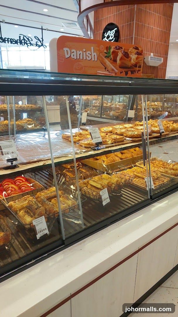 Danish pastry display