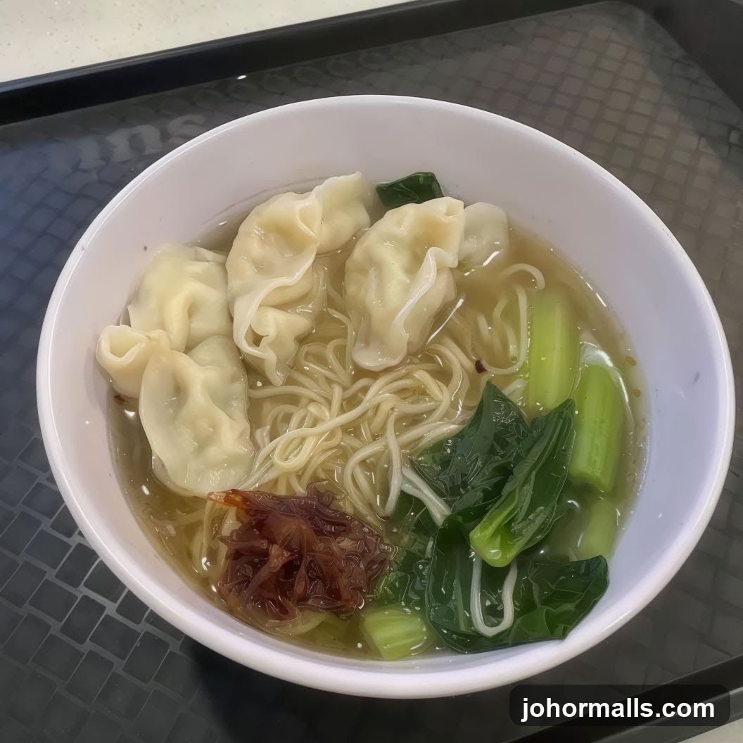 Wonton Noodle Soup