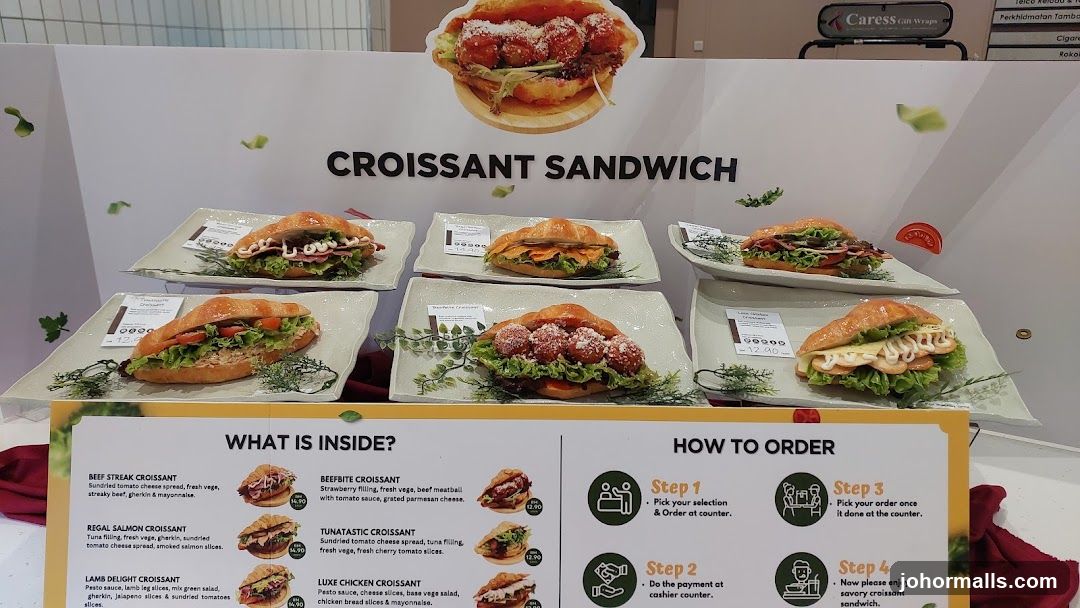 Croissant Sandwich Display