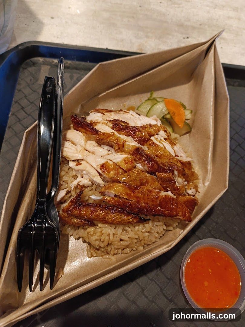 Food Item on Tray
