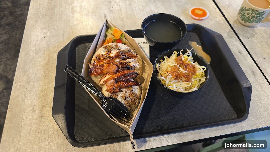 Food on a tray