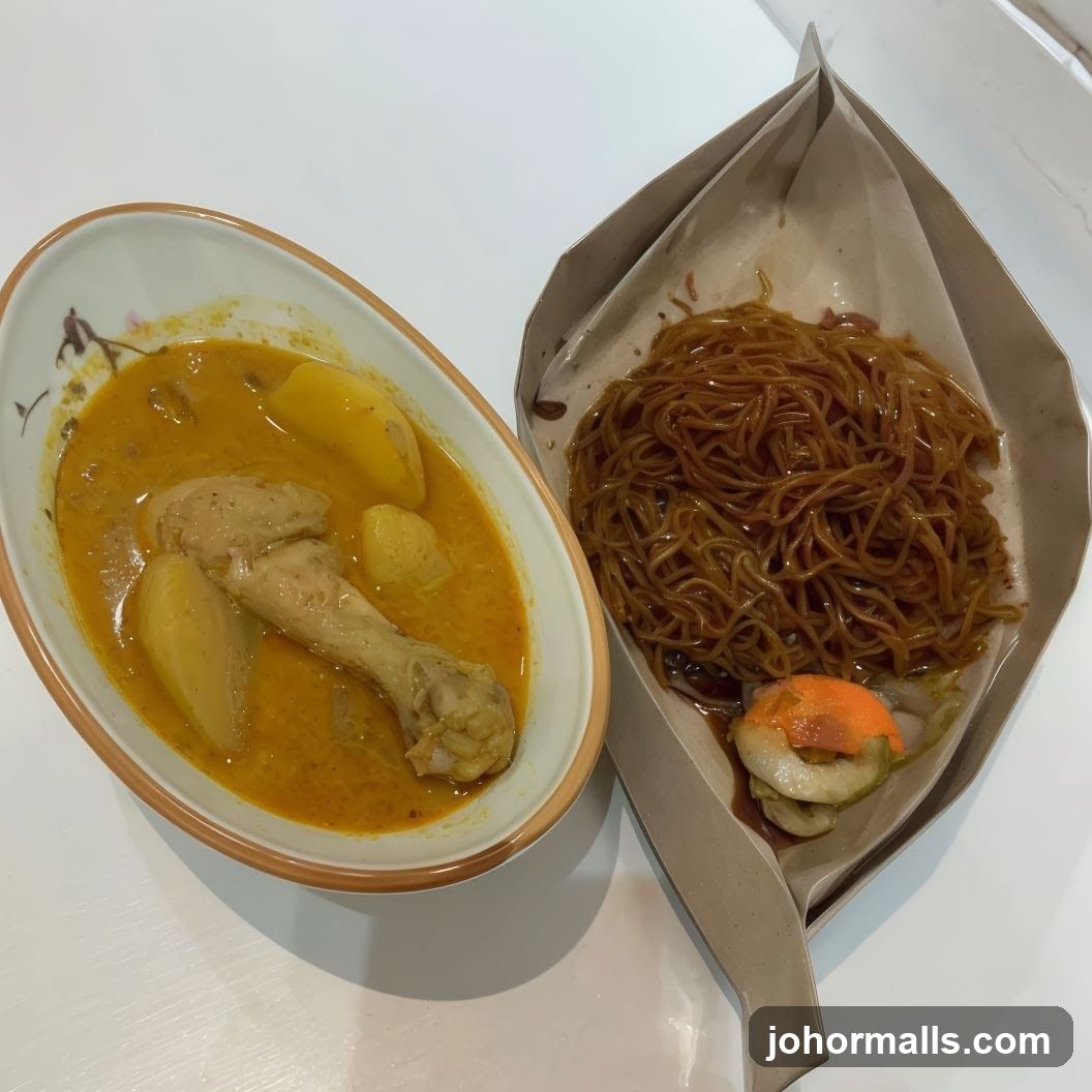 Food Items on Table