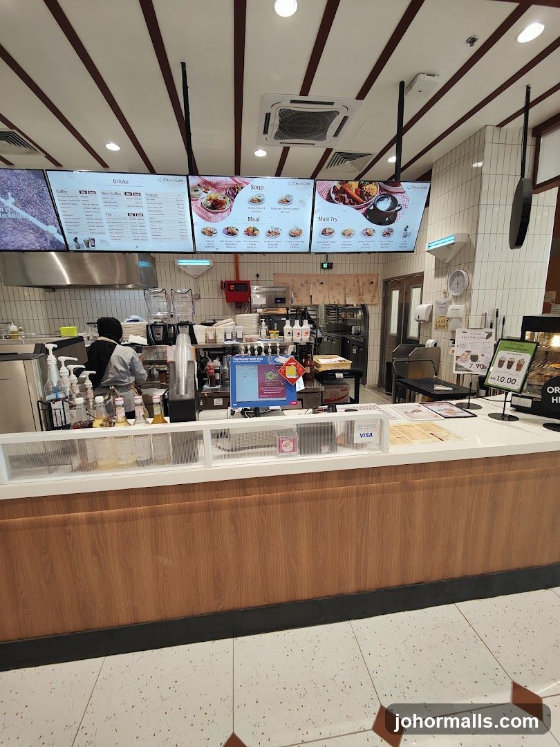 Café Interior Counter Area