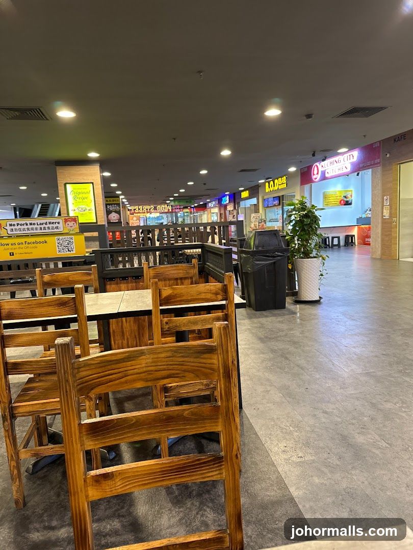 Food court interior