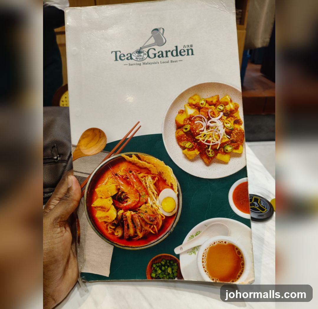 Tea Garden Menu