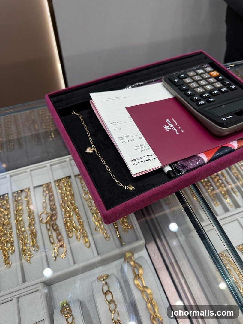 Jewelry Display Counter