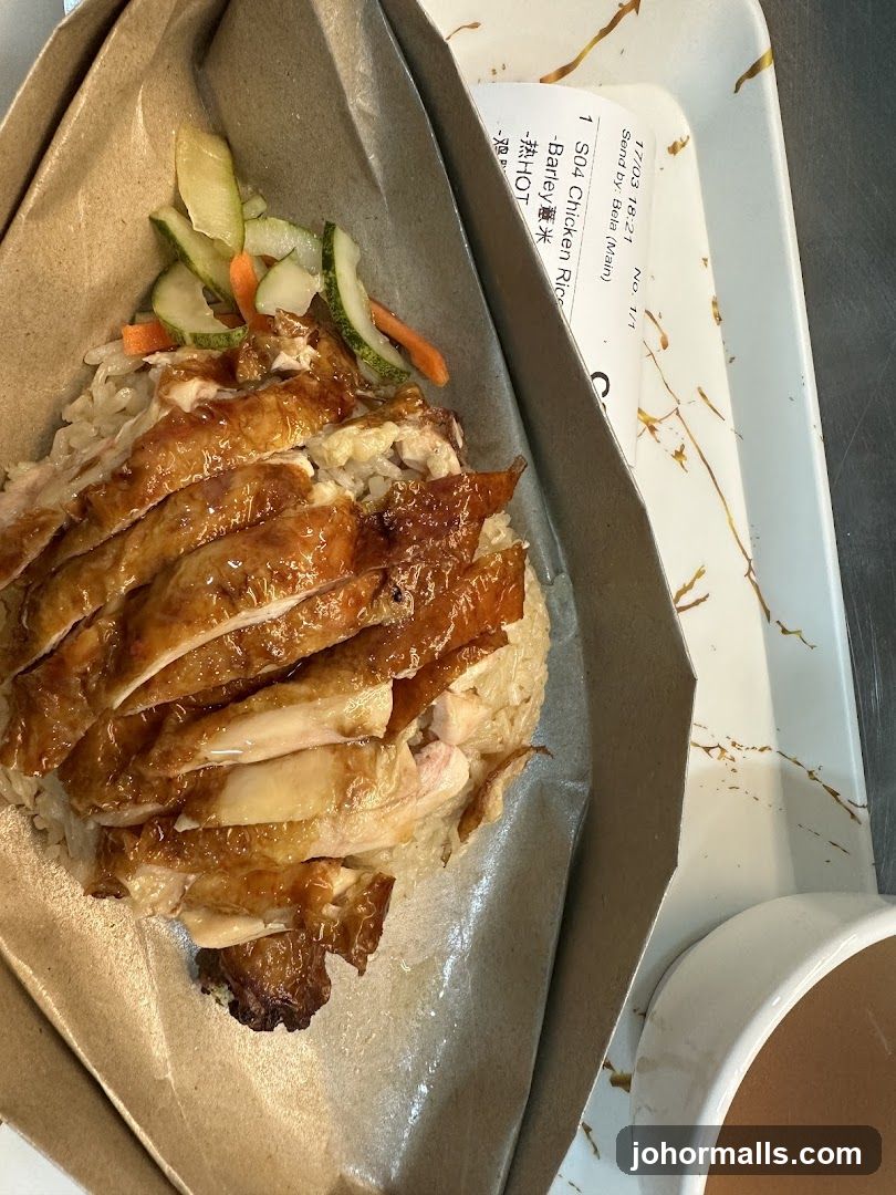 Food Item on Tray