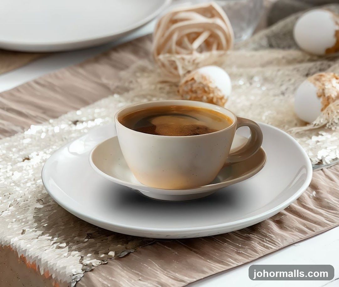 Coffee Cup on Table Setting