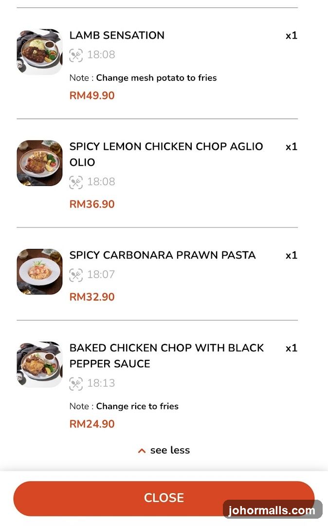 Order Summary