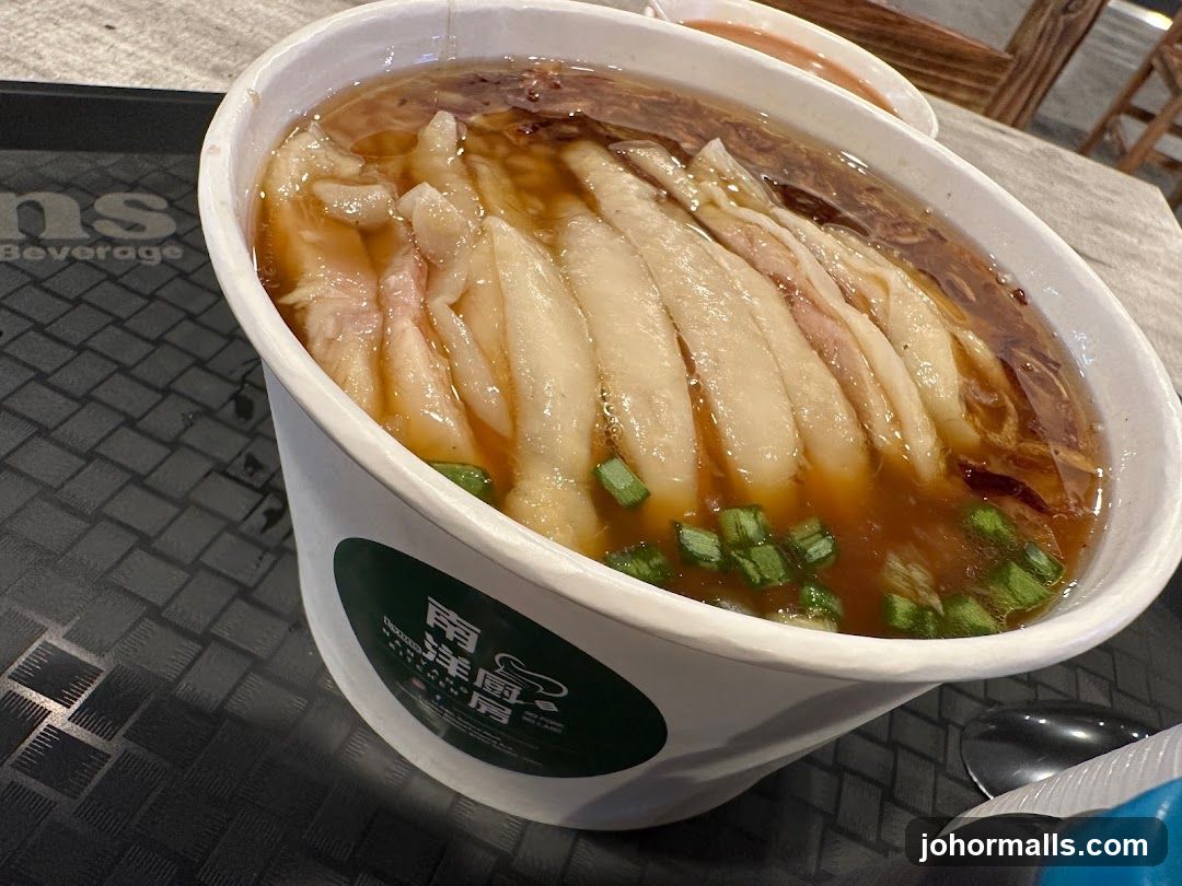 Food served in a container