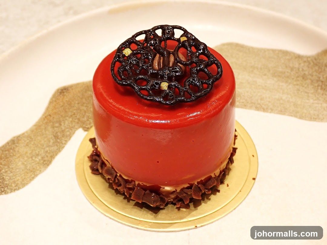 Red Chocolate Dessert