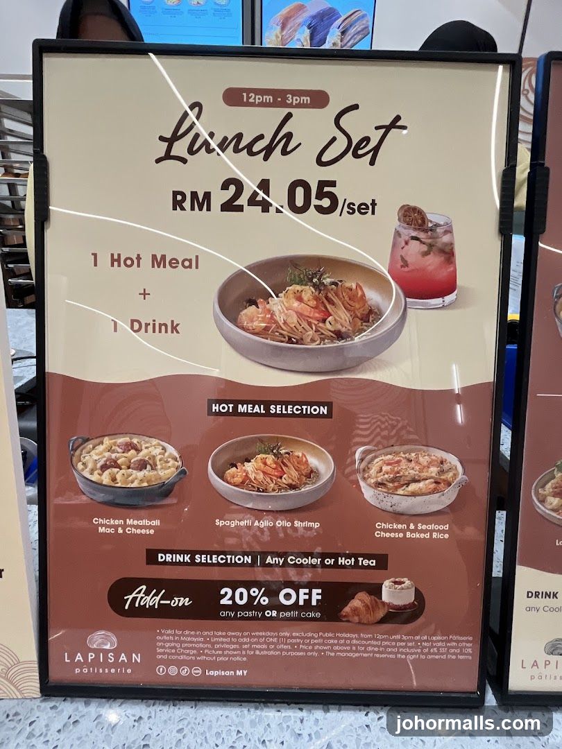 Lunch Set Promotion Sign