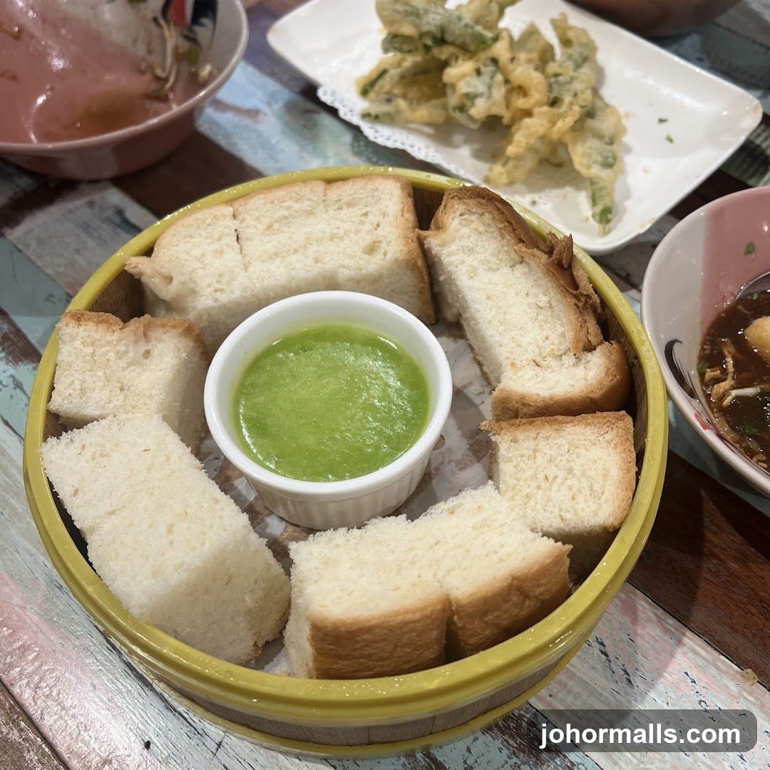 Dining Table with Food Items