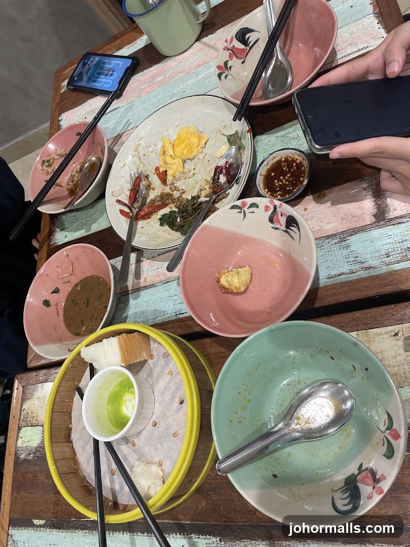 Dining Table After Meal