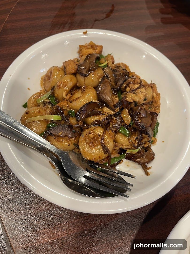 Food dish on table