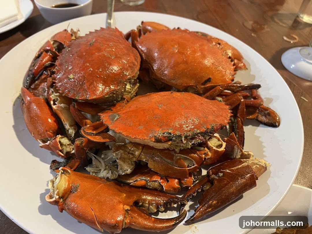 Cooked Crabs on Plate