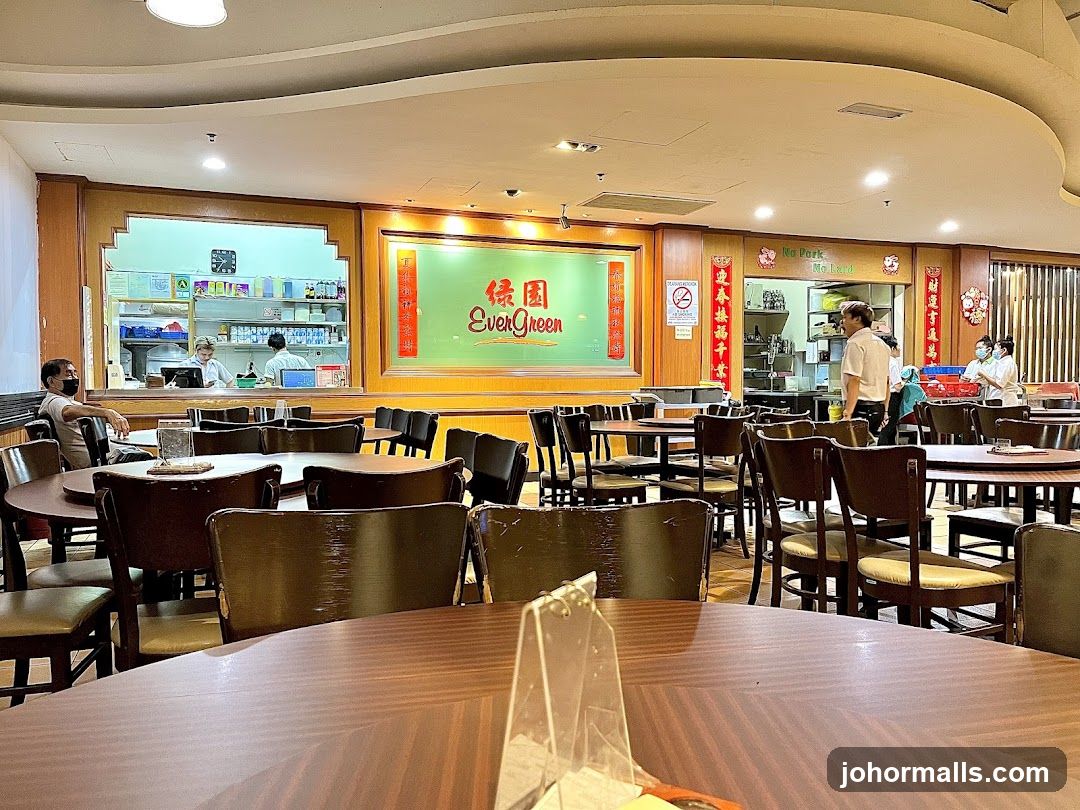 Interior of a restaurant