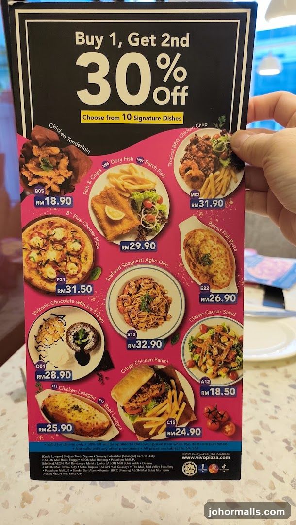 Promotional Menu Board