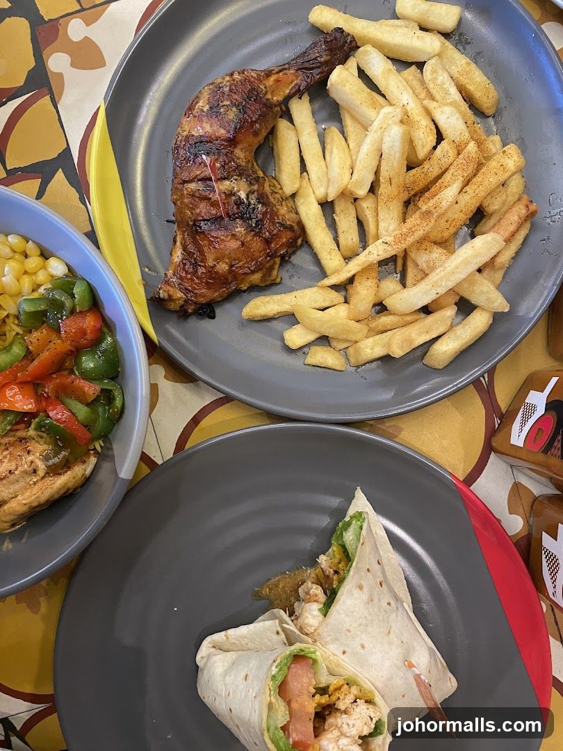 Food served at a restaurant