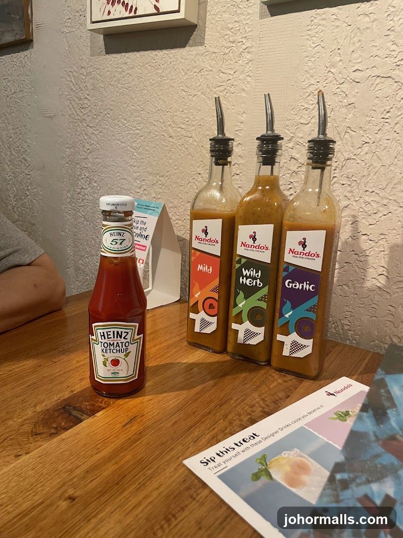 Table Condiments and Menu Material