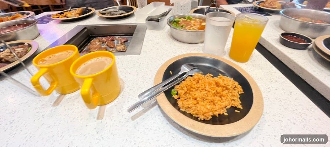 Table with Food and Drinks