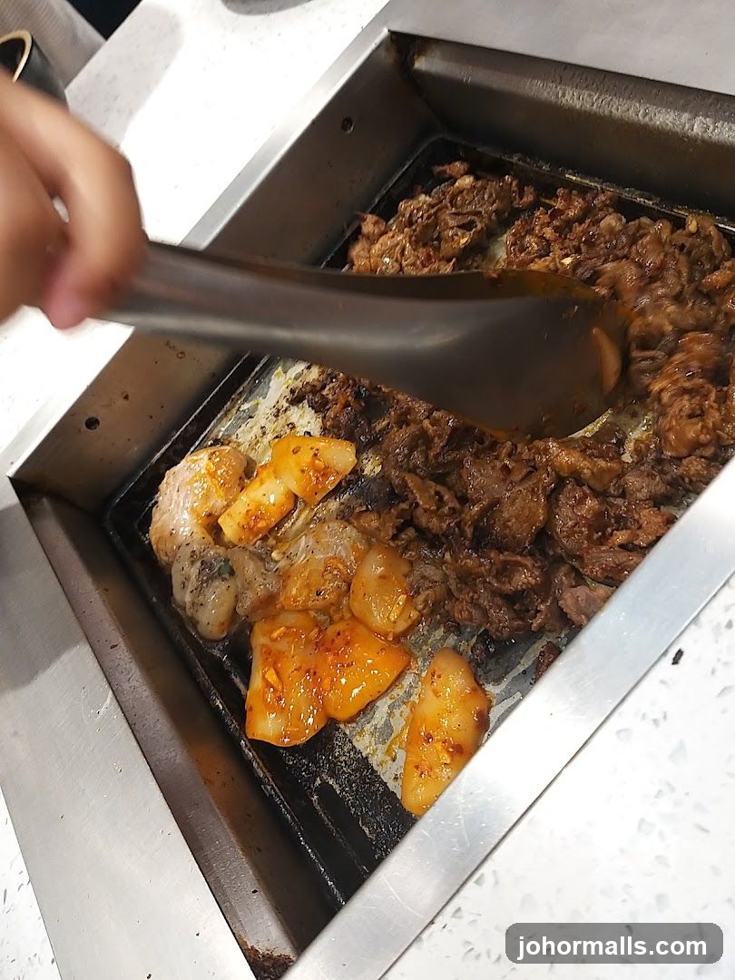 Grilling Meat and Scallops