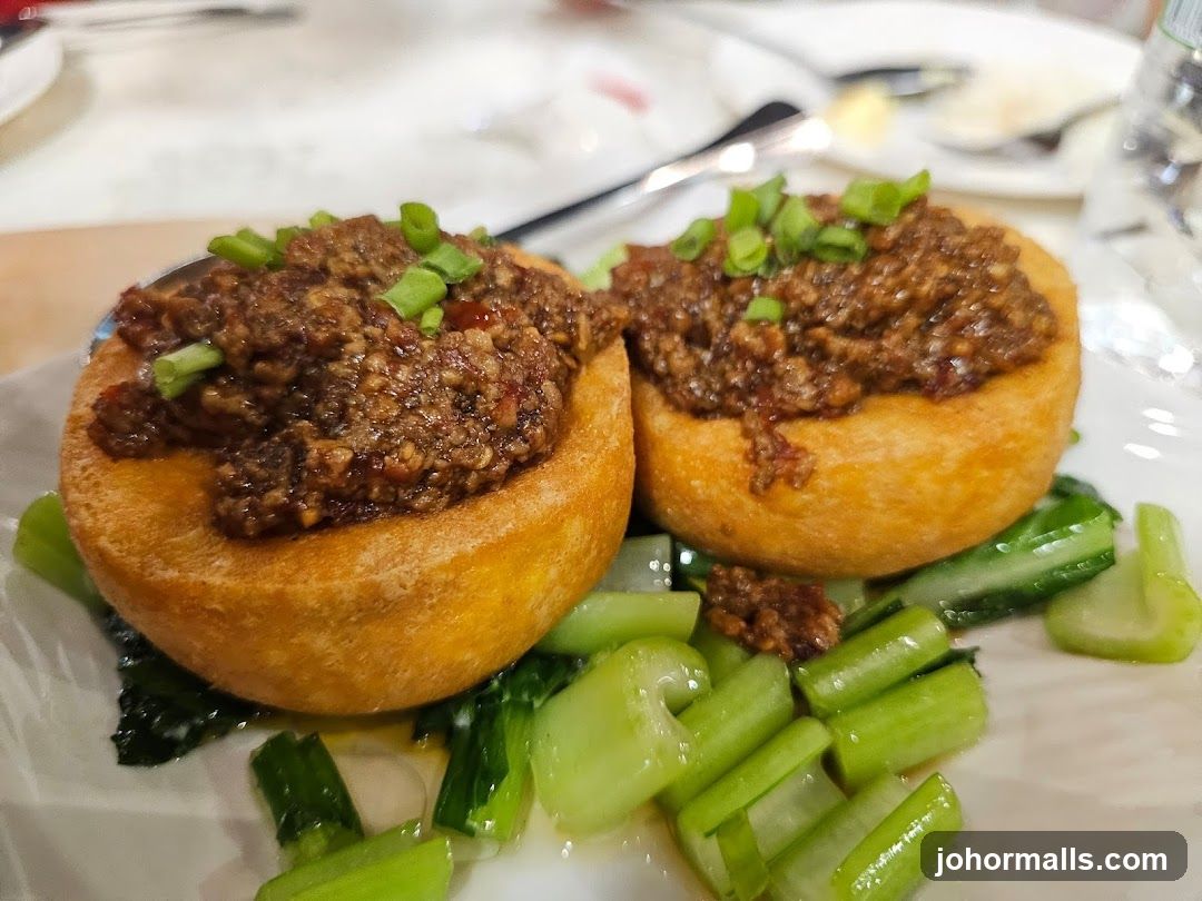 Fried Buns with Savory Topping
