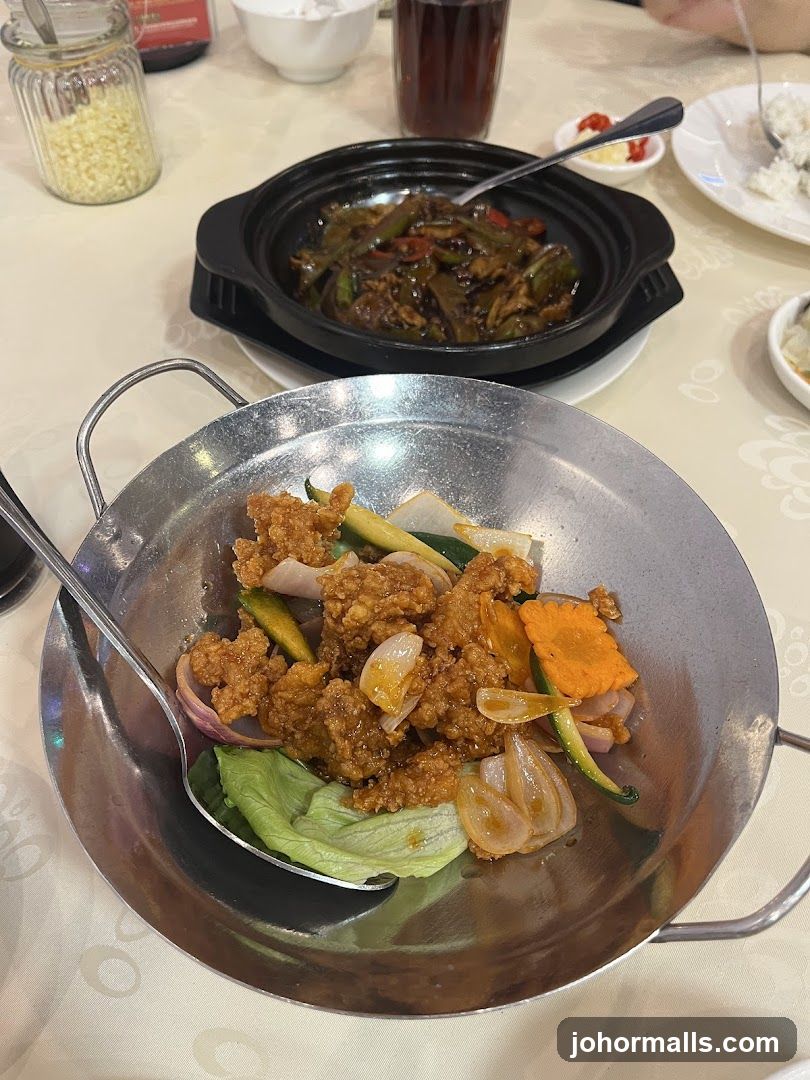 Fried Chicken and Vegetables