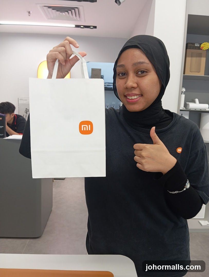 Woman holding a shopping bag