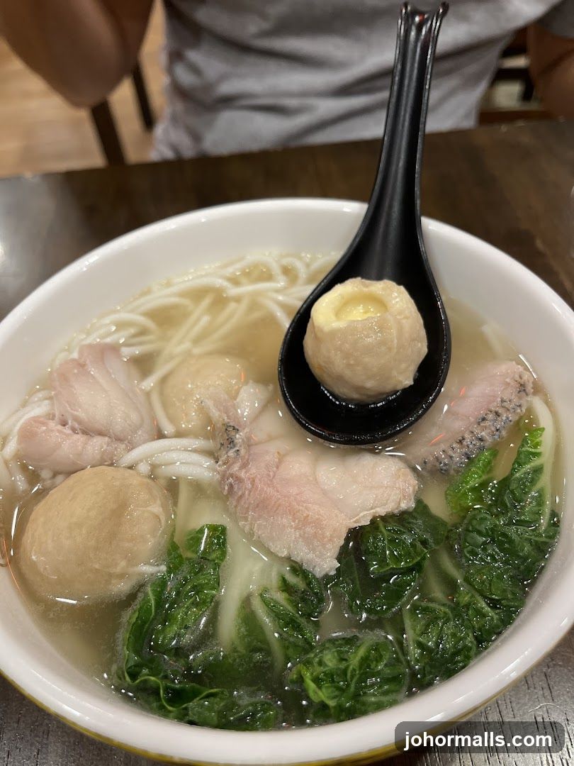 Fish and Meatball Noodle Soup