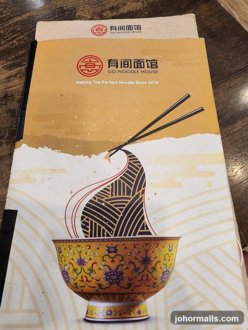 GO NOODLE HOUSE Menu