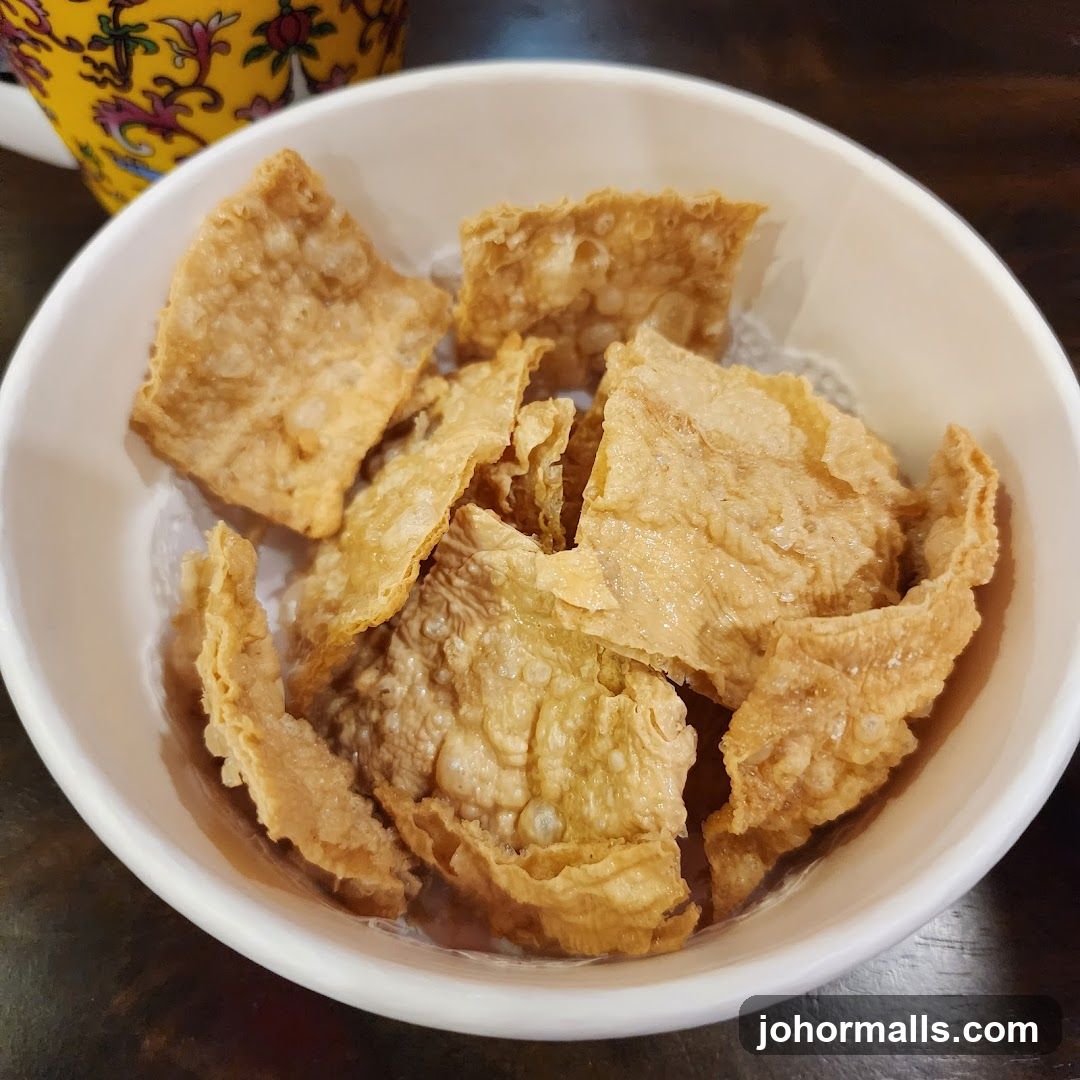 Fried Tofu Skin Snack