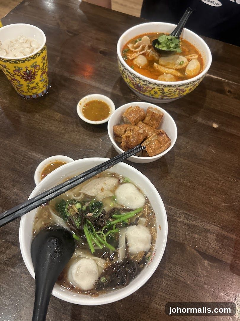 Noodle Soup and Appetizers