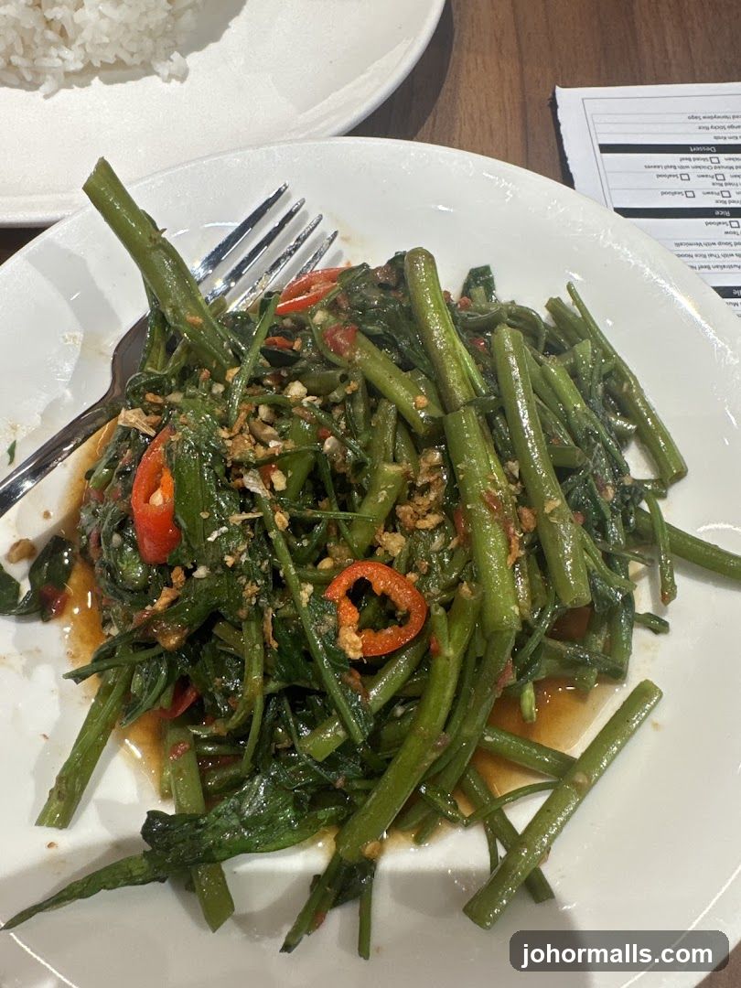 Stir-fried Water Spinach