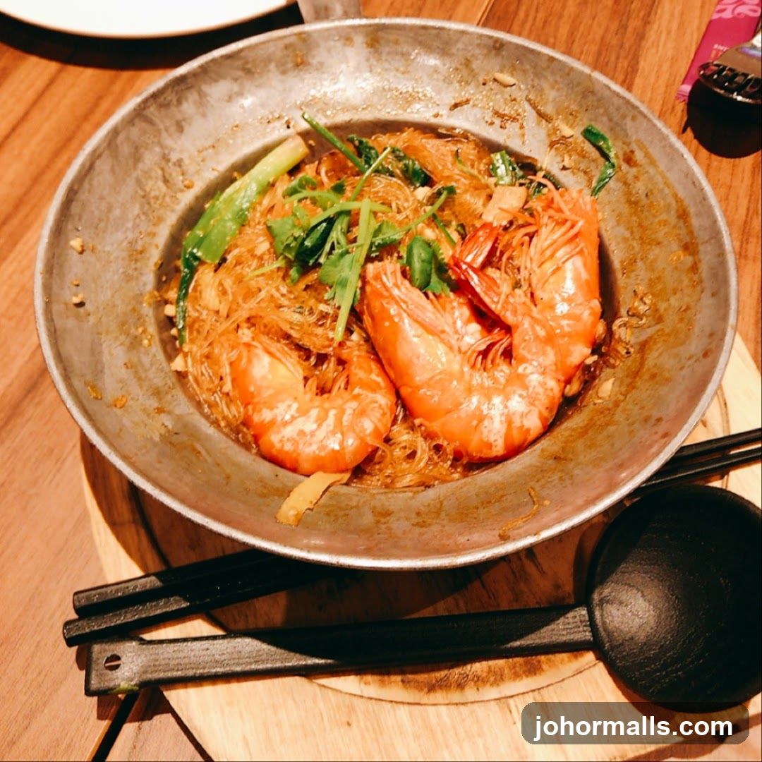 Shrimp and Glass Noodle Dish